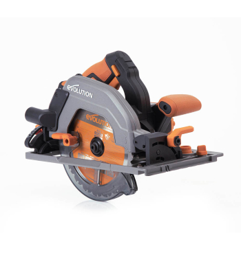 Evolution Cordless R185CCSX-Li 185mm Track Compatible Circular Saw Brushless 18v Li-Ion EXT Inc Multi-Material Blade