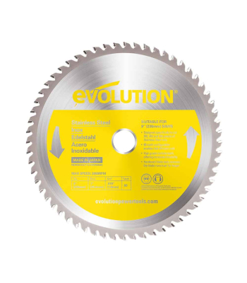 Evolution 230mm Stainless Steel Cutting 60T Blade to suit EVOSAW230