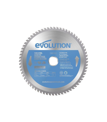 Evolution 210mm Thin Steel Cutting  68T TCT Circular Saw Blade to suit S210CCS