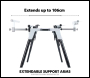 Evolution Chop Saw Stand With Telescopic Arms And Folding Legs for 355CPS Saws