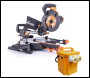 Evolution R210SMS-300+ 210mm Sliding Compound Mitre Saw With TCT Multi-Material Cutting Blade