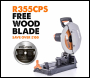 Evolution R355CPS 355mm Chop Saw with TCT Multi-material Cutting Blade