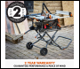 Evolution Compact Folding Wheeled Stand For R255TBL Table Saw (All models)