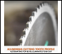 Evolution 185mm Aluminium Cutting 60T TCT Mitre Saw Blade to suit R185SMS+, R185SMS-Li + R185CMS-Li