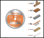 Evolution 185mm Multi-Material Cutting 20T Mitre Saw Blade to suit R185SMS + R185SMS+