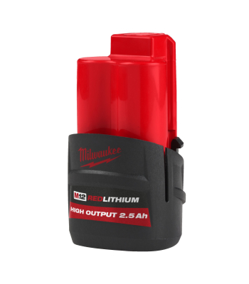 Milwaukee M12™ HIGH OUTPUT™ 2.5 Ah Battery - Model M12 HB2.5