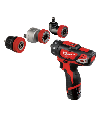 Milwaukee M12™ Sub Compact Drill Driver With Removable Chuck     - Model M12BDDXKIT-202C