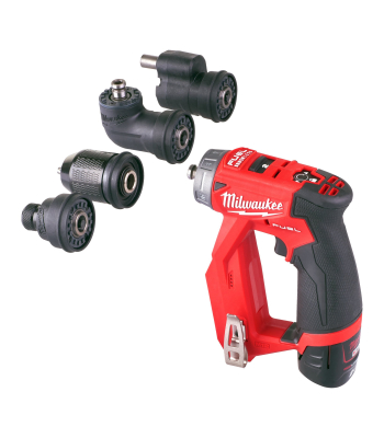 Milwaukee M12 FUEL™ Installation Drill/driver With Interchangeable Heads - Model M12FDDXKIT-202X