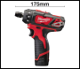 Milwaukee M12™ Sub Compact Driver - Model M12BD-202C