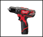 Milwaukee M12™ Sub Compact Percussion Drill - Model M12BPD-202C