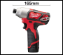 Milwaukee M12™ Sub Compact ¼″ Hex Impact Driver