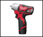 Milwaukee M12™ Sub Compact ¼″ Impact Wrench - Model M12BIW14-202C 