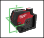 Milwaukee M12™ Green Cross Line Laser With Plumb Points - Model M12CLLP-0C