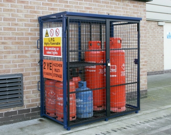 Vanvault Folding Gas Bottle Storage Cage - 1735mm x 880mm x 1700mm ...