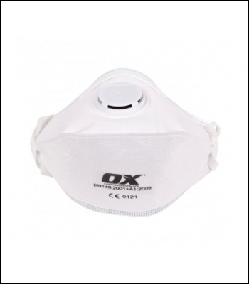 OxTools Ffp2v Fold Flat Respirator - 25 Pk - Code OX7170