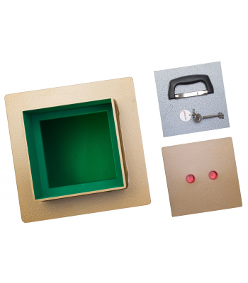 Phoenix Tarvos (12 inch  Square Door) UF0642K Underfloor �4K Safe with Key Lock