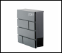 Phoenix Estilo Top Loading Letter Box MB0121KA in Graphite Grey with Key Lock