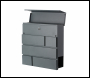 Phoenix Estilo Top Loading Letter Box MB0121KA in Graphite Grey with Key Lock