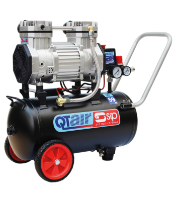 SIP QT AIR DD 1.5hp 24ltr Ultra Low Noise Oil-Free Direct Drive Compressor - Code 05491