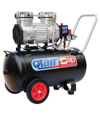 SIP QT AIR DD 1.5hp 50ltr Ultra Low Noise Oil-Free Direct Drive Compressor - Code 05492