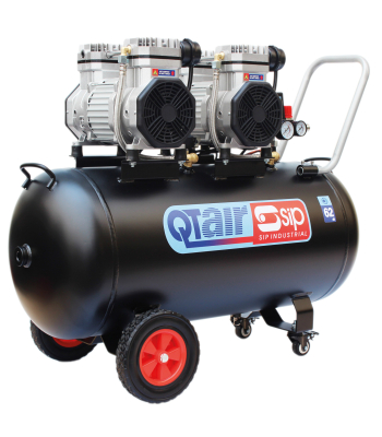 SIP QT AIR DD 3hp 100ltr Ultra Low Noise Oil-Free Direct Drive Compressor - Code 05494