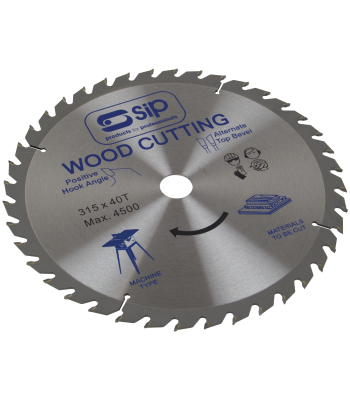 SIP 315mm x 30mm TCT 40T Circular Saw Blade - Code 06158