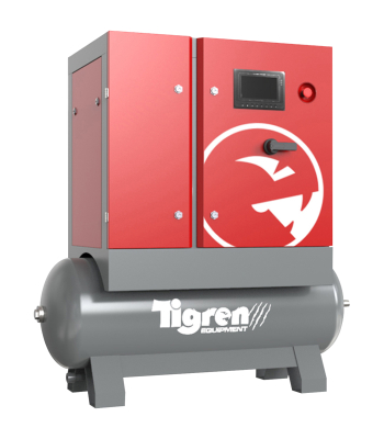 TIGREN VSDD 7.5kW 200ltr Screw Compressor - Code 08218