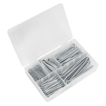 Sealey AB003SP Metric/Imperial Split Pin Assortment 230pc - Large Sizes