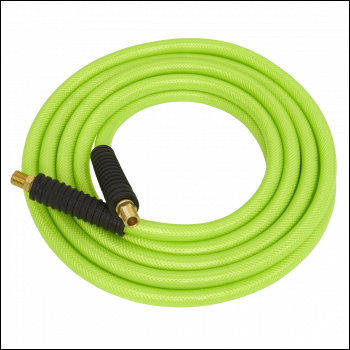 Sealey AHFC10 High-Visibility Air Hose with 1/4 inch BSP Unions 10m x 8mm