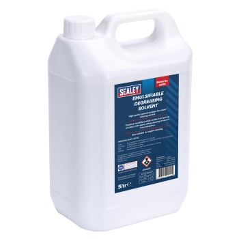 Sealey AK05 Degreasing Solvent Emulsifiable 5L