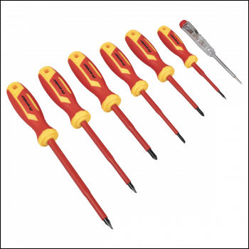 Sealey AK6125 Screwdriver Set 7pc VDE Approved