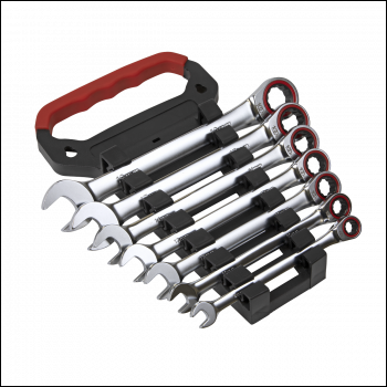 Sealey AK63941 Premier Platinum Combination Ratchet Spanner Set 7pc