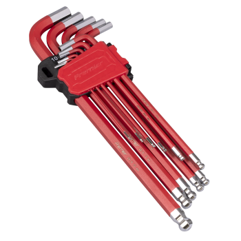 Sealey AK7164 Premier Extra-Long Ball-End Hex Key Set 11pc