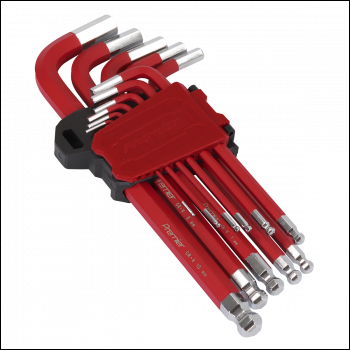 Sealey AK71640 Premier Long Ball-End Hex Key Set 11pc