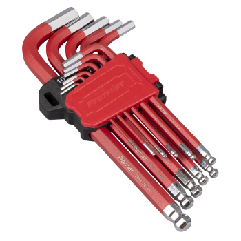 Sealey AK71640 Premier Long Ball-End Hex Key Set 11pc