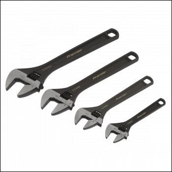 Sealey AK9567 Premier Adjustable Wrench Set 4pc