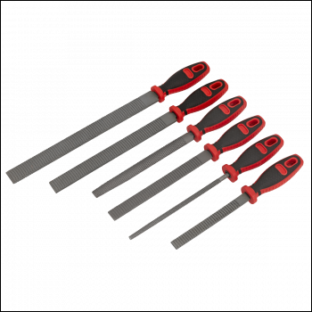 Sealey AKR06 Premier Rasp File Set 6pc