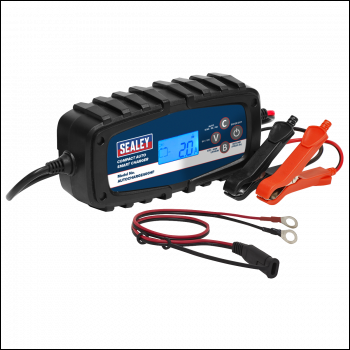 Sealey AUTOCHARGE400HF 6/12V Compact Auto Smart Charger & Maintainer 4A