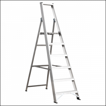 Sealey AXL6 Aluminium Step Ladder 6-Tread Industrial BS EN 131