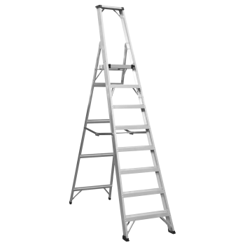 Sealey AXL8 Industrial Step Ladder 8-Tread Aluminium - BS EN 131