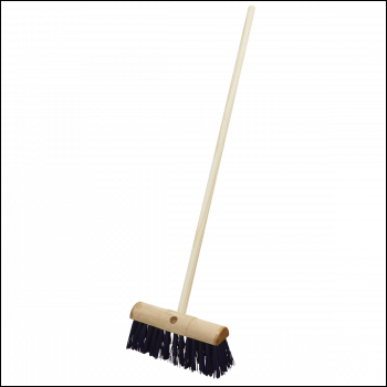 Sealey BM13H Stiff/Hard Bristle Yard Broom 13 inch (325mm)