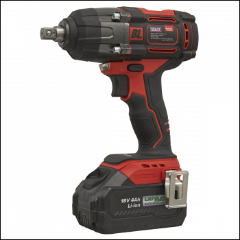 Sealey CP650LI 1/2 inch Sq Drive Cordless Brushless Impact Wrench 18V 4Ah