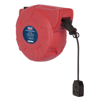 Sealey CRM151 15m Retractable Cable Reel System 1 x 230V