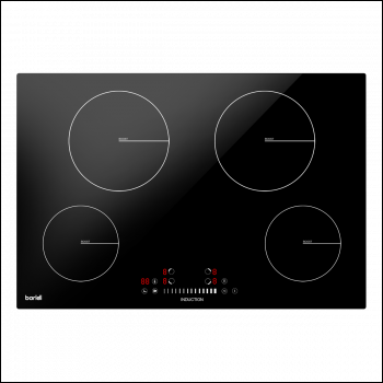 Sealey DH179 Baridi Integrated Induction Hob with 4 Cooking Zones 77cm 7200W Output