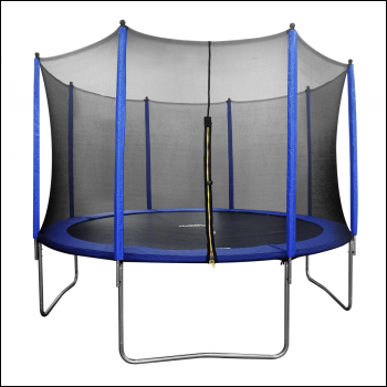 Sealey DL69 Dellonda Heavy-Duty Outdoor Trampoline with Safety Enclosure Net 12ft