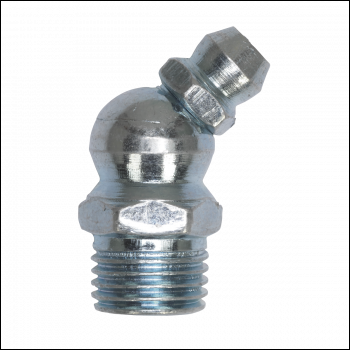 Sealey GNM10 Grease Nipple 45° 10 x 1mm Pack of 25