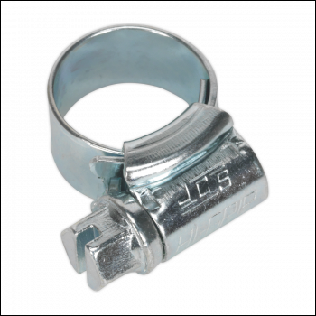 Sealey HCJ000 HI-GRIP® Hose Clip Zinc Plated Ø9.5-12mm Pack of 30
