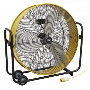 Sealey HVD30110V Industrial High Velocity Drum Fan 30 inch  110V - REFURBISHED - GRADE B