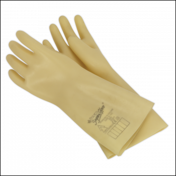 Sealey HVG1000VL Electrician's Safety Gloves 1kV - Pair