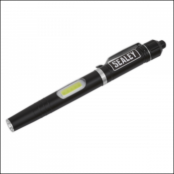 Sealey LED016 Aluminium Penlight 3W SMD & 1W COB LED